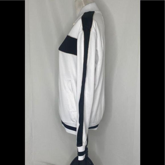 Men’s size medium CSG full zip white and black track jacket - Picture 6 of 7